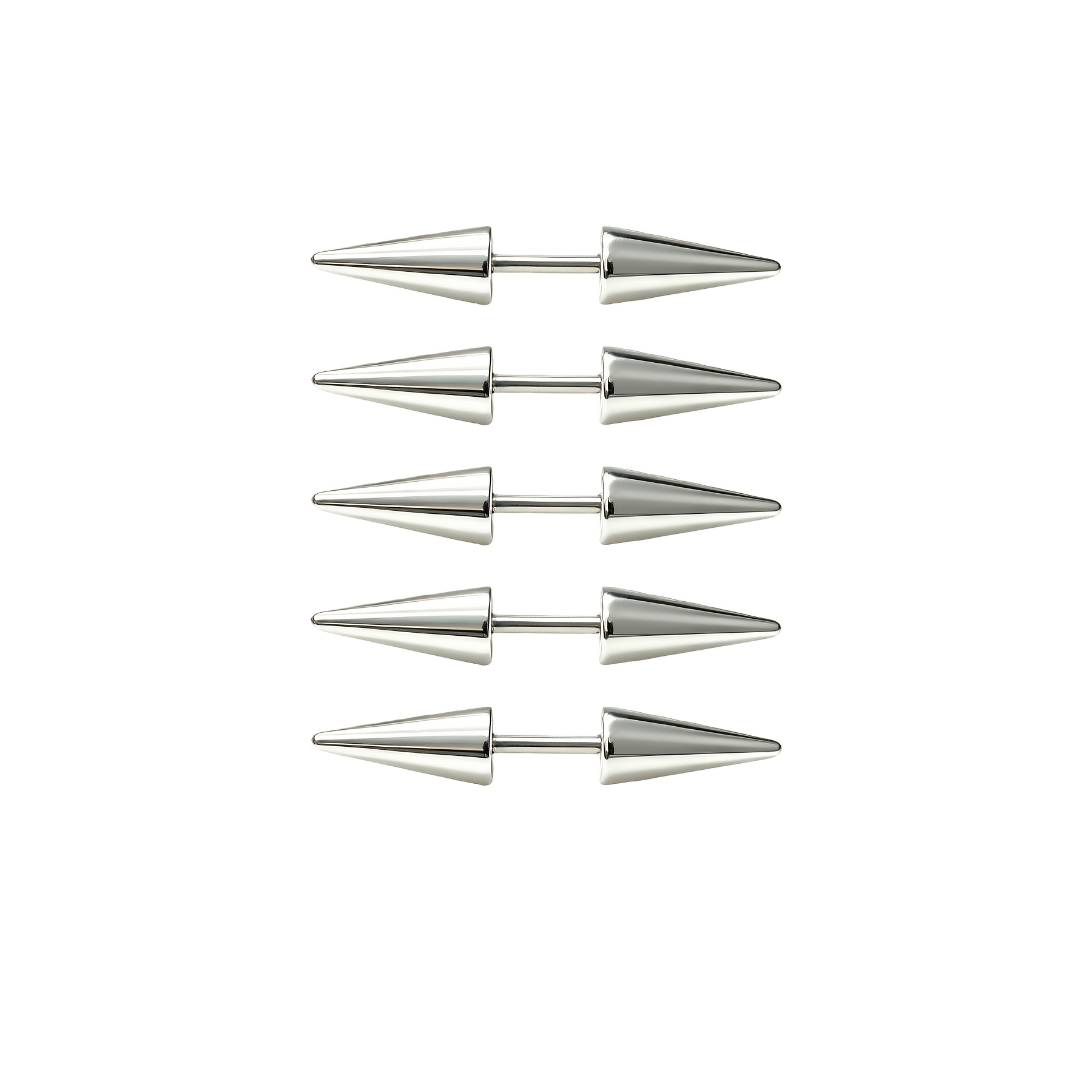 5pcs Devil Spike Ear Bone Studs Set, Spicy Style